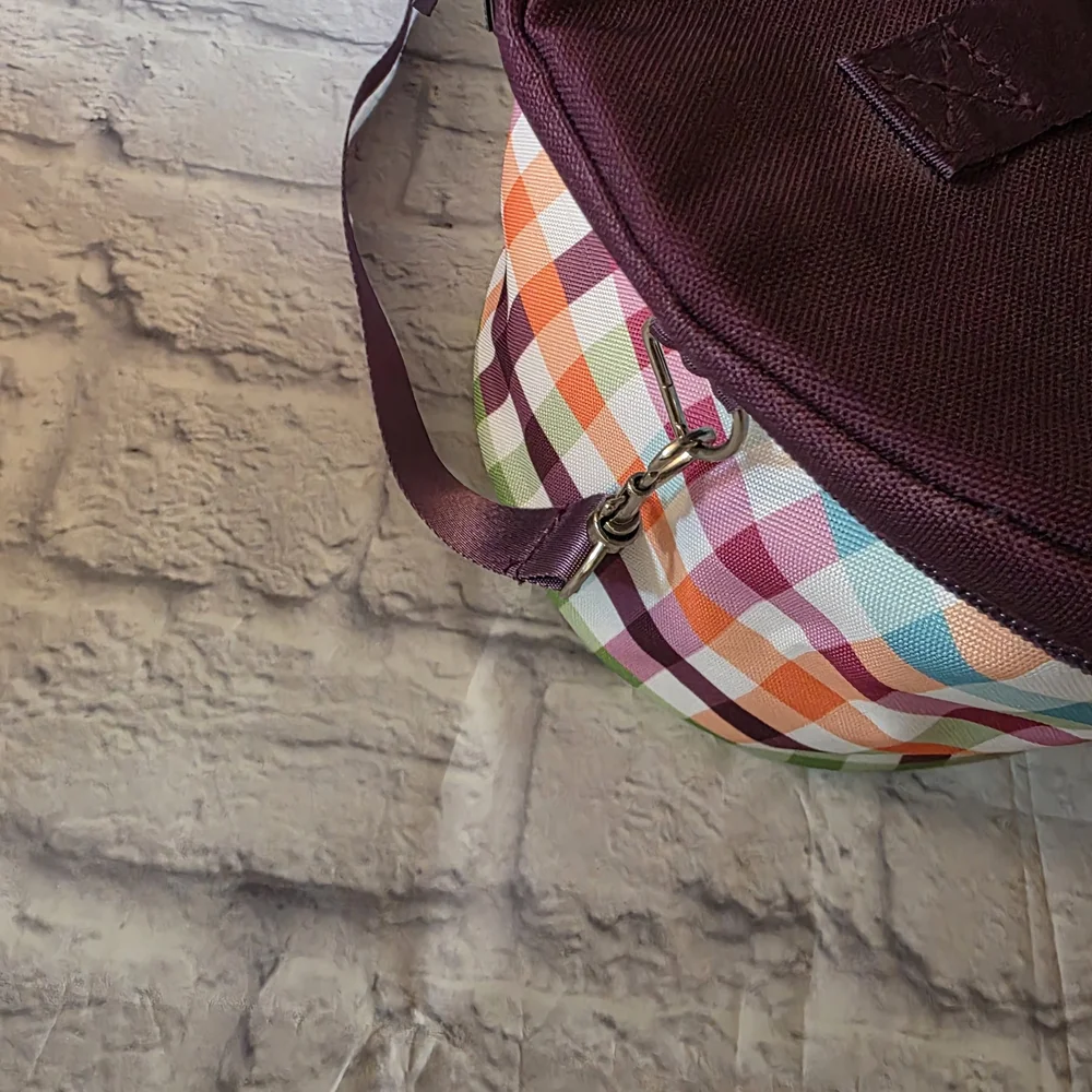 Scentsy Multicolor Insulated Plaid Storage Bag